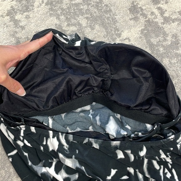 New Magicsuit Dreamstate Babs Tankini Top Swim Modest Black White Abstract 16 - Picture 12 of 13